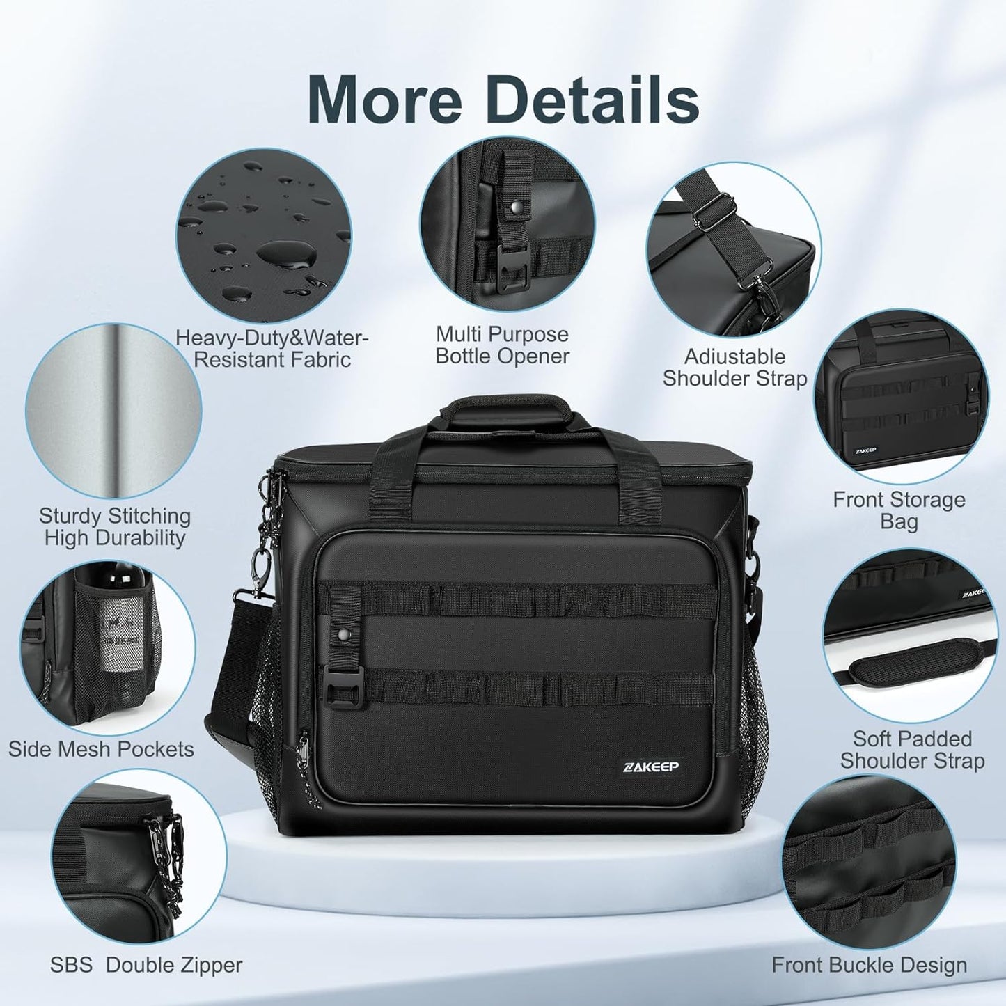 Soft Cooler Bag Large Leakproof Beach Cooler